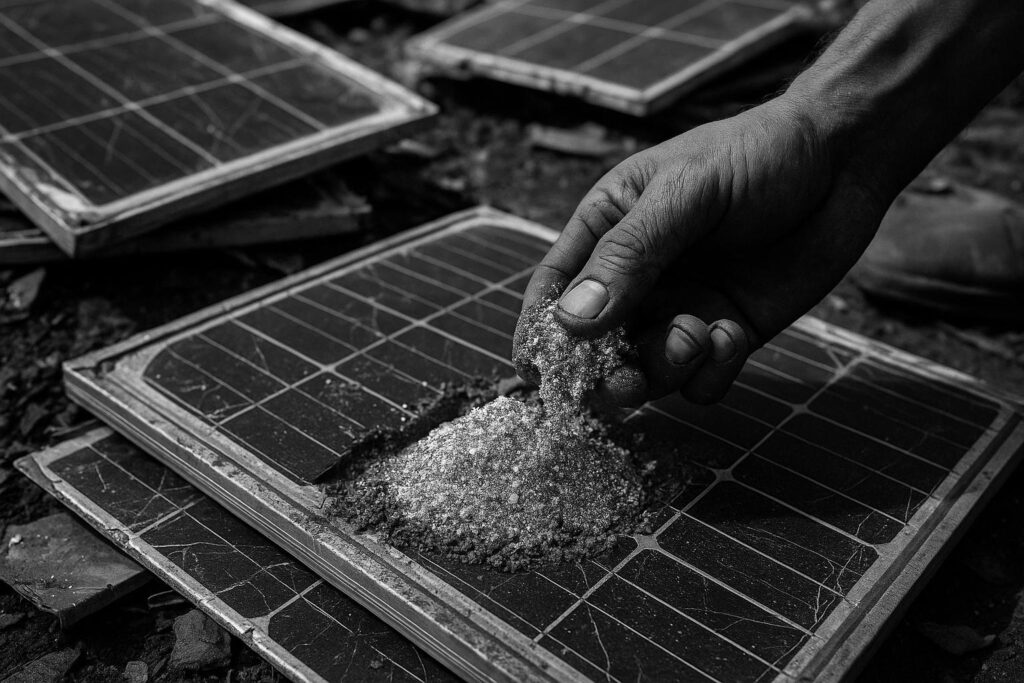 Revolutionising solar panel recycling to secure critical mineral supply through silver recovery