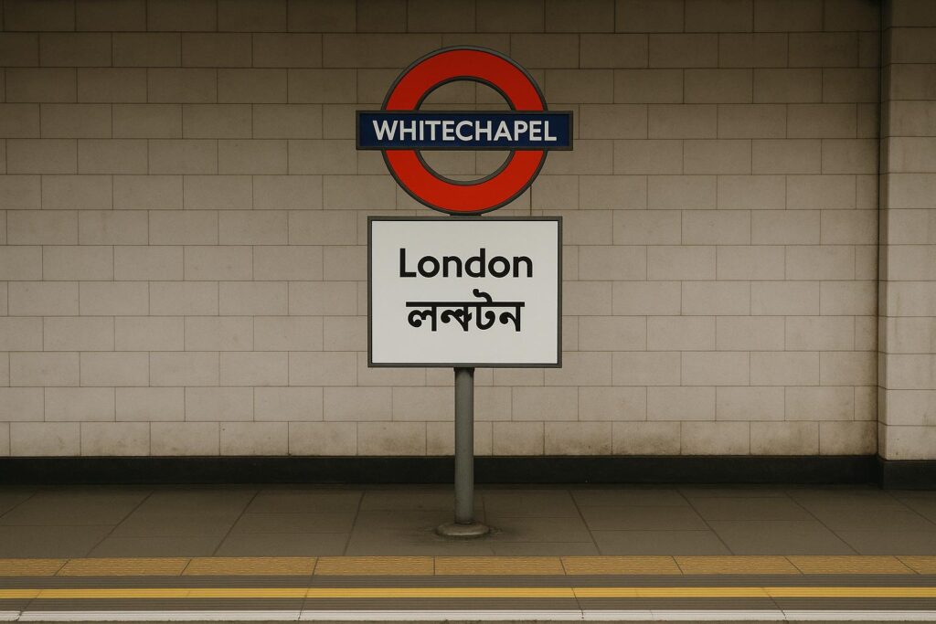 London’s bilingual signage debate highlights deeper tensions over national identity